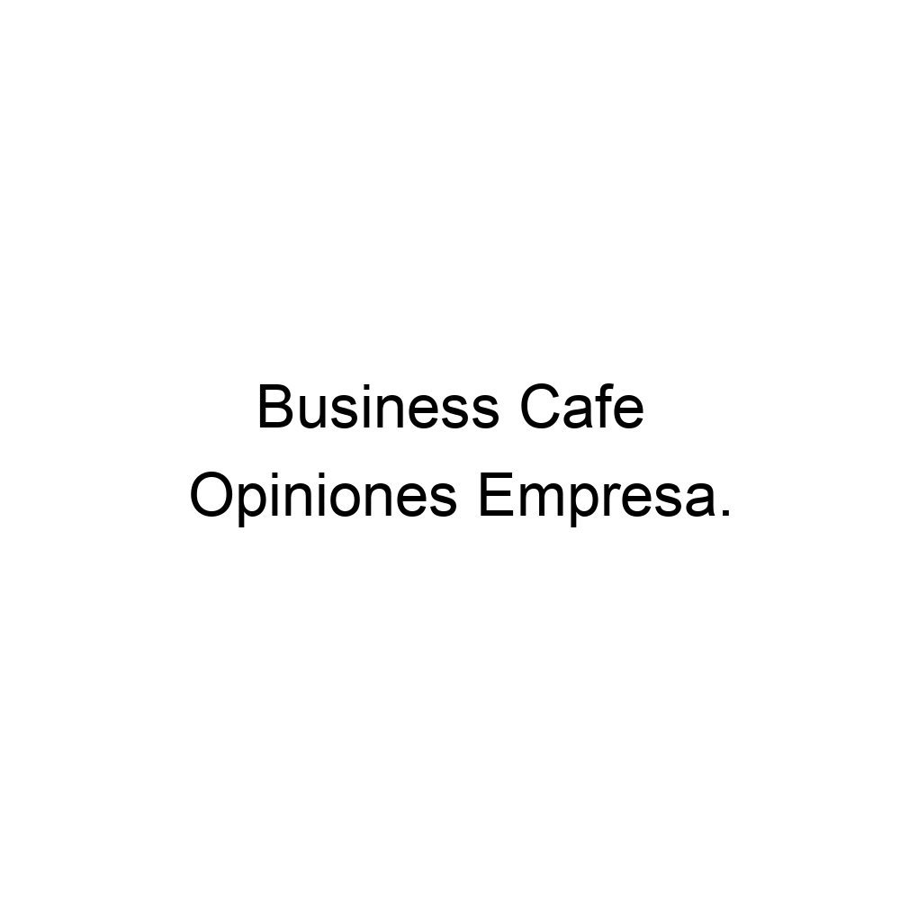 Purpose Of Cafe Business